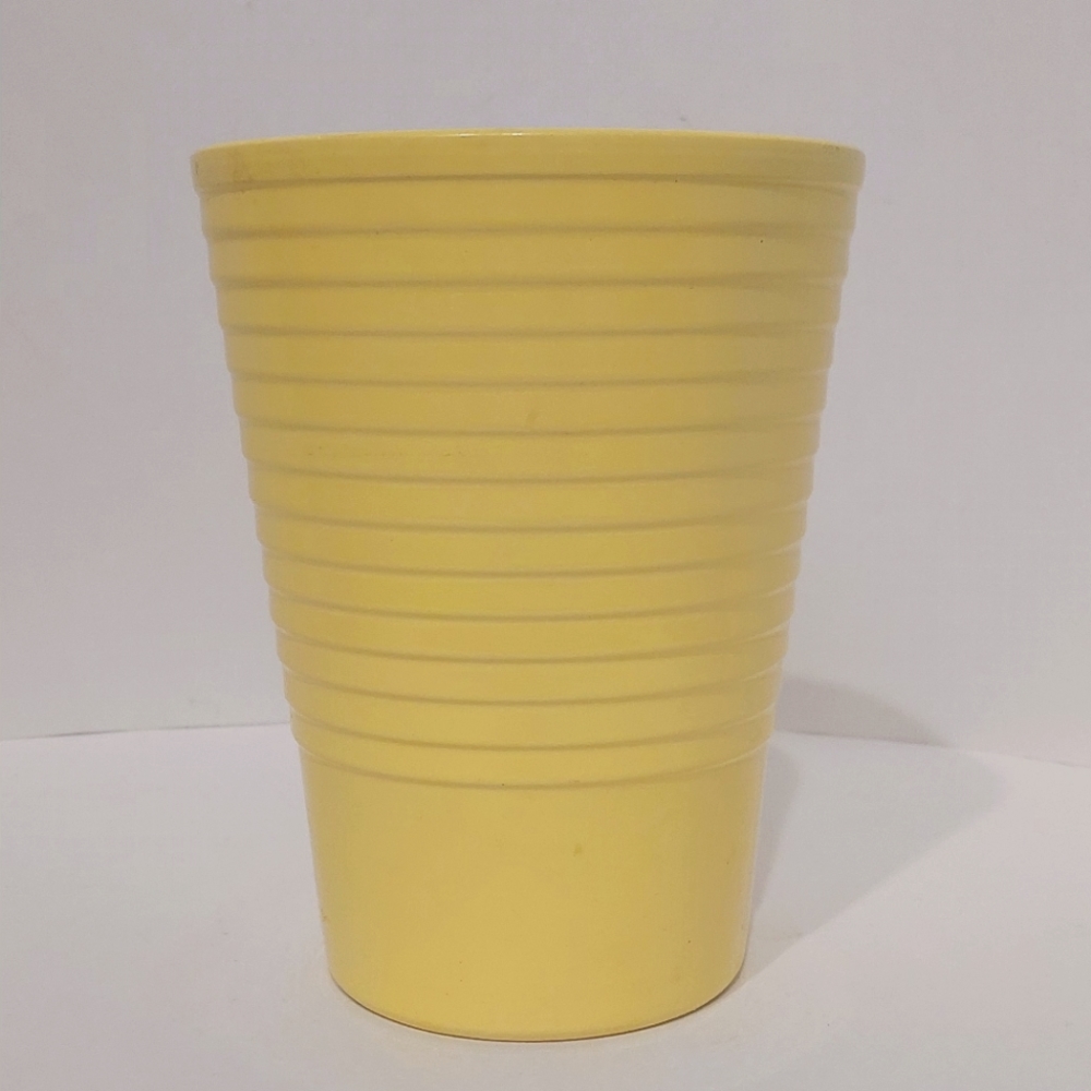 Spring Yellow Ceramic Vase